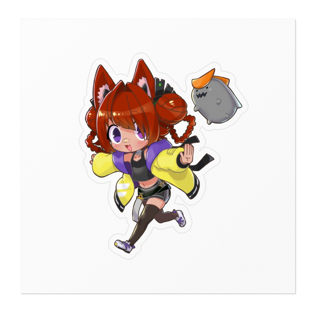 かみトルズのステッカー