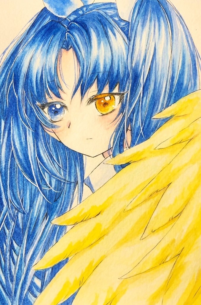 ポストカードイラスト原画