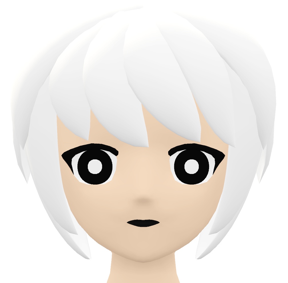 ロク君と神の3Dモデル（VRChat）