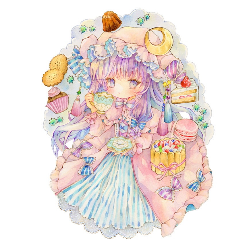 パチュリー　アクリルキーホルダー