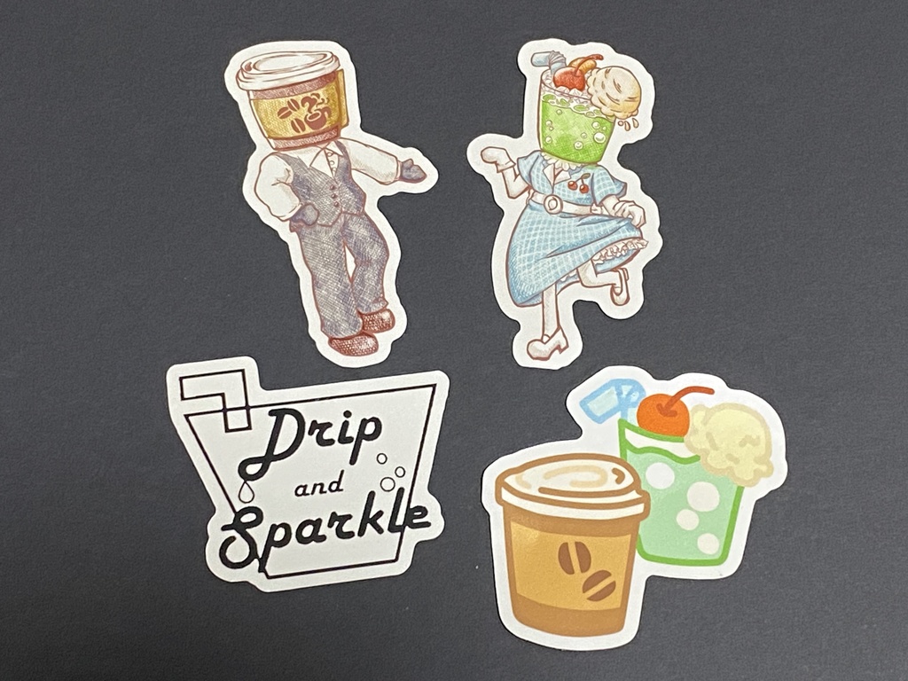 【Drip＆Sparkle 】ステッカー