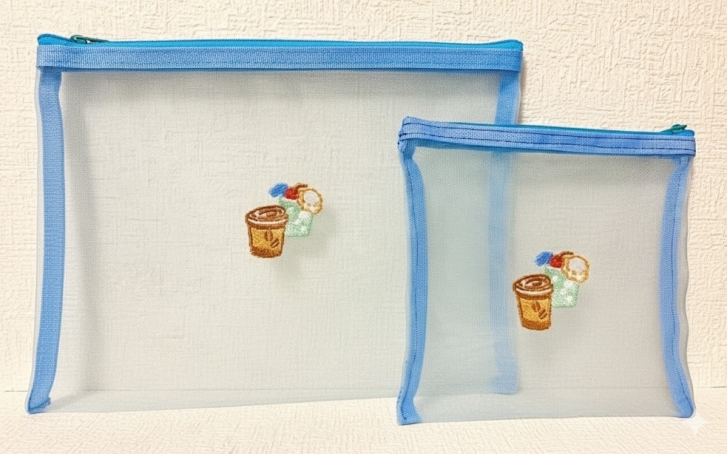 【Drip＆Sparkle】メッシュポーチ L・S