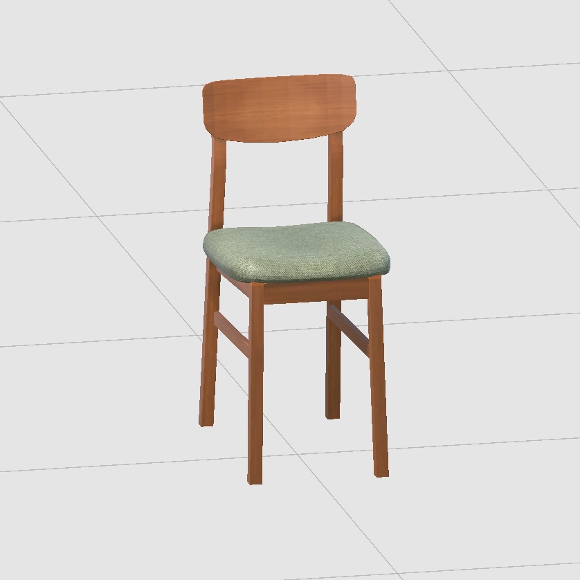 ダイニングセット 3Dモデル【VRChat 対応】
