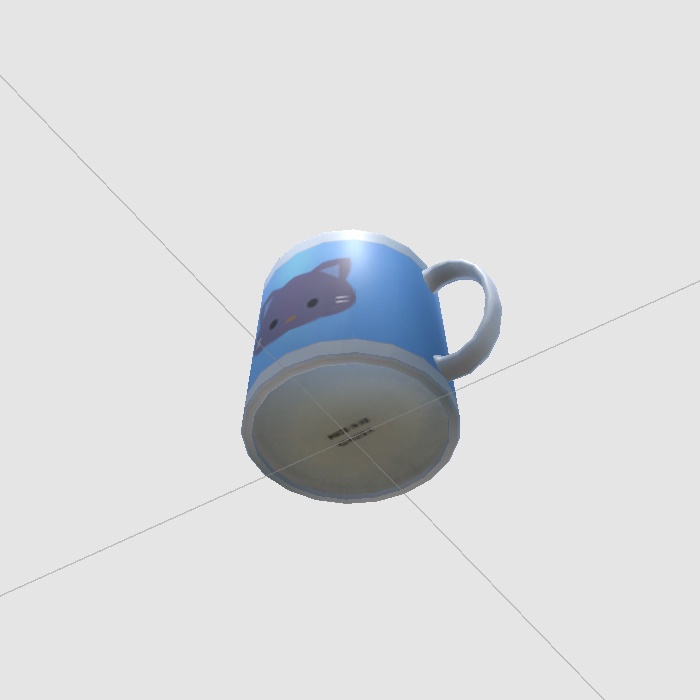 食器セット 3Dモデル【VRChat 対応】