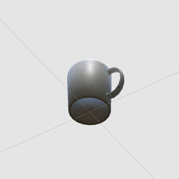 食器セット 3Dモデル【VRChat 対応】