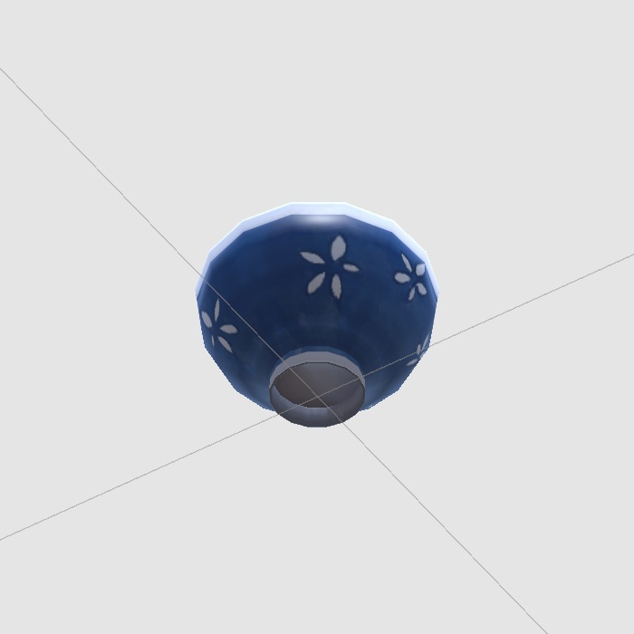 食器セット 3Dモデル【VRChat 対応】