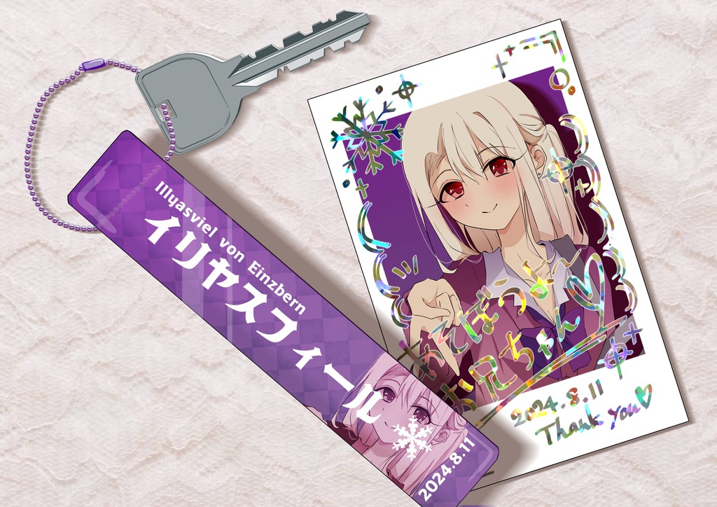 イリヤのチェキ風カード