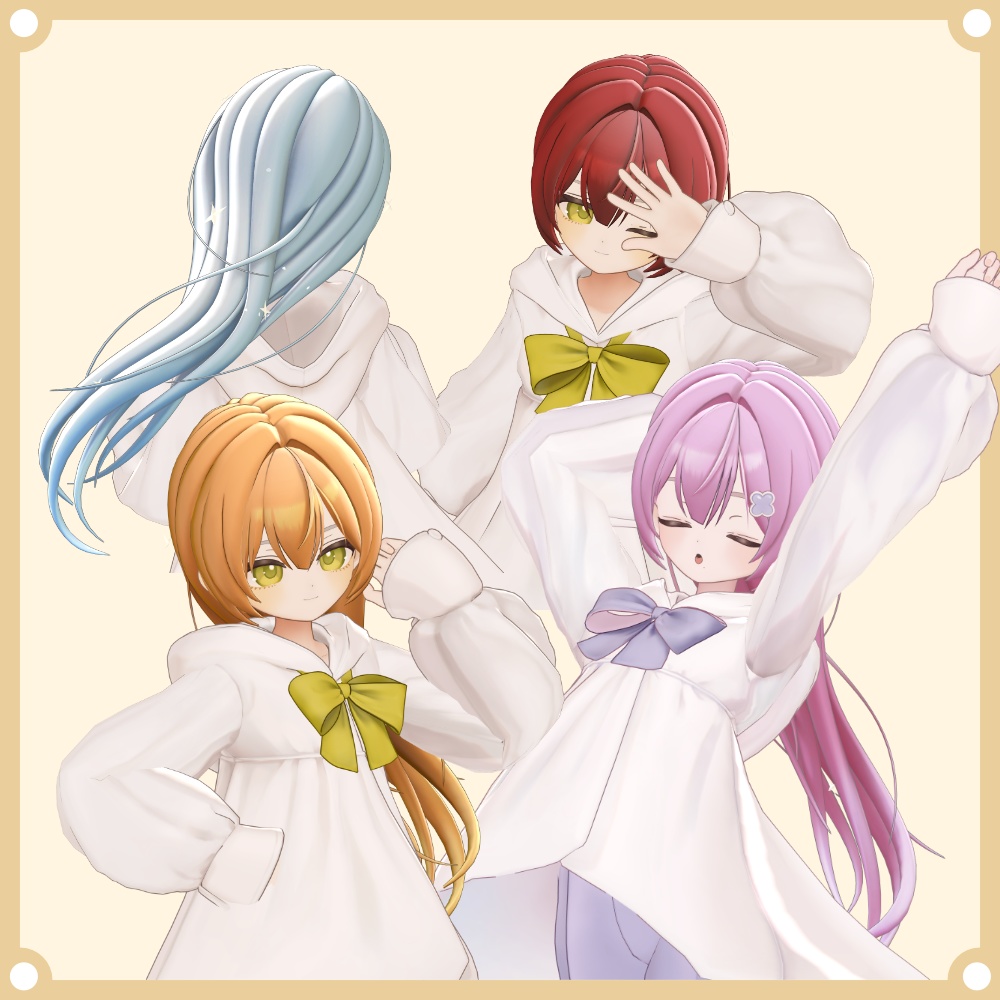 キラキラ☆ワンサイドヘアー【しらつめ対応】