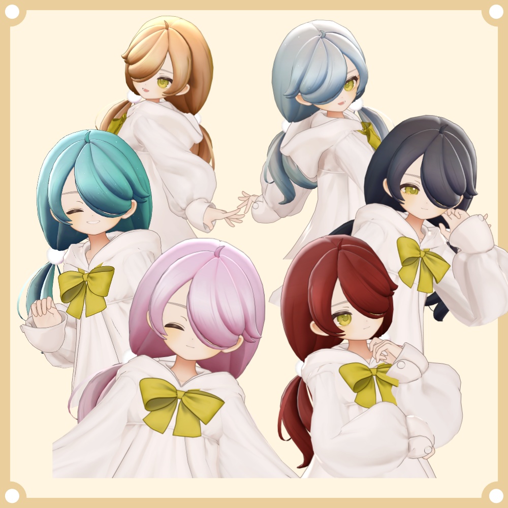 【50%オフセール中】メカクレガーリーツイン【しらつめ対応】