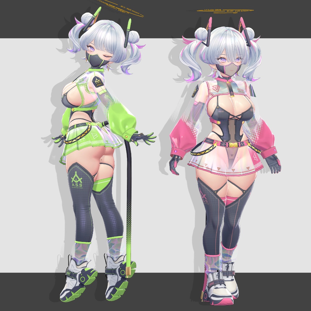 【K02専用】サイバーパンクフェイスマスク