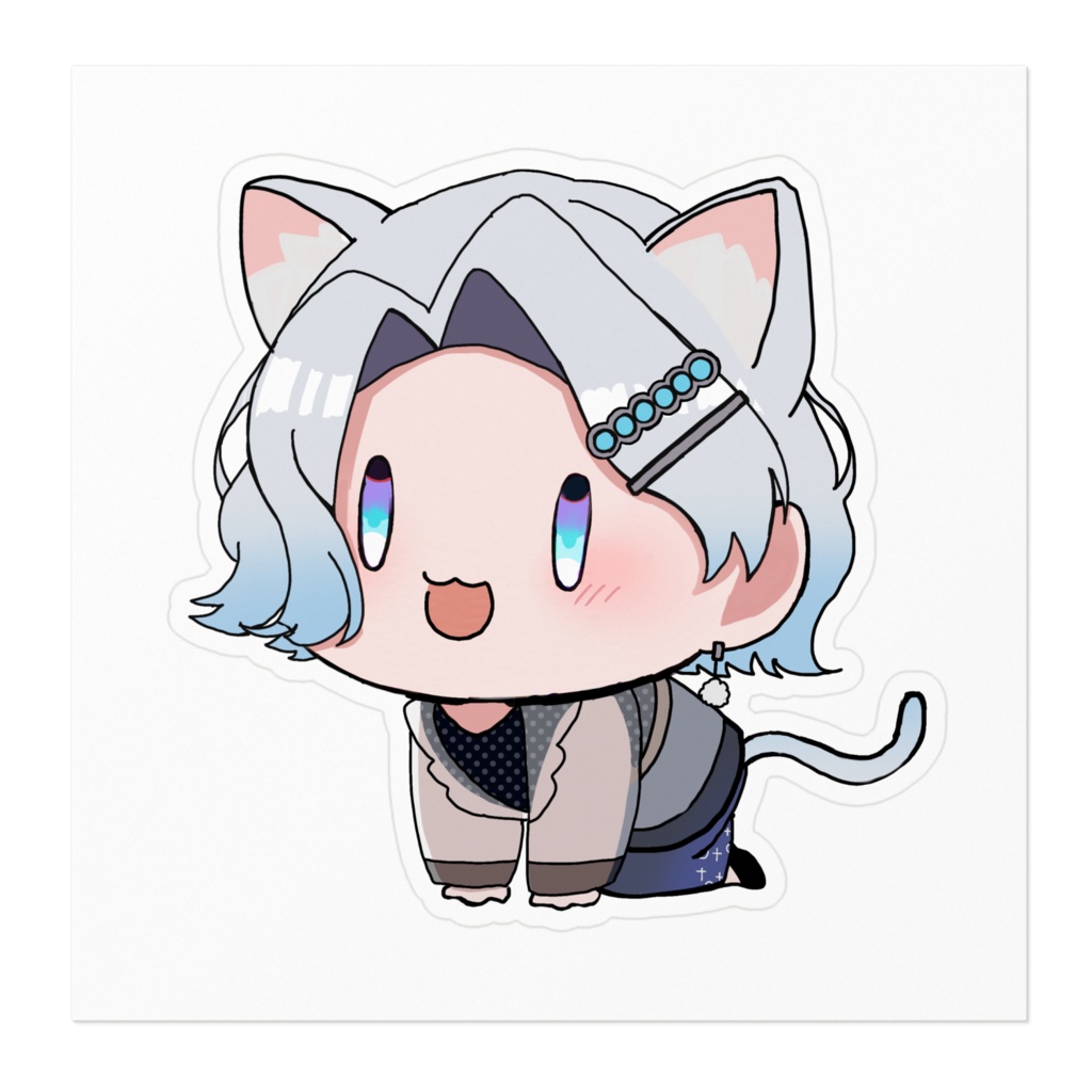 すくもにゃんステッカー