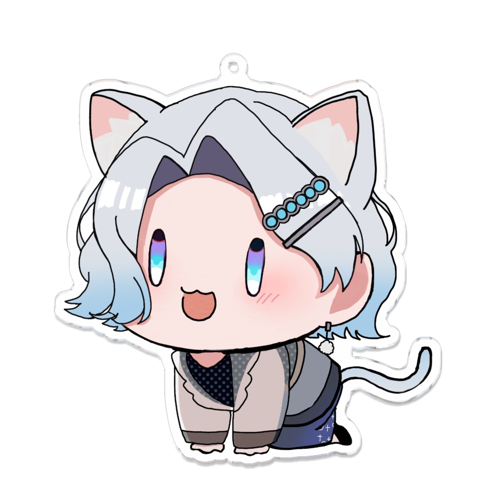 すくもにゃんアクキー