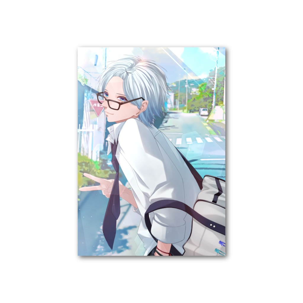 すくもさん(平成高校生男子ver.)フォト風カード