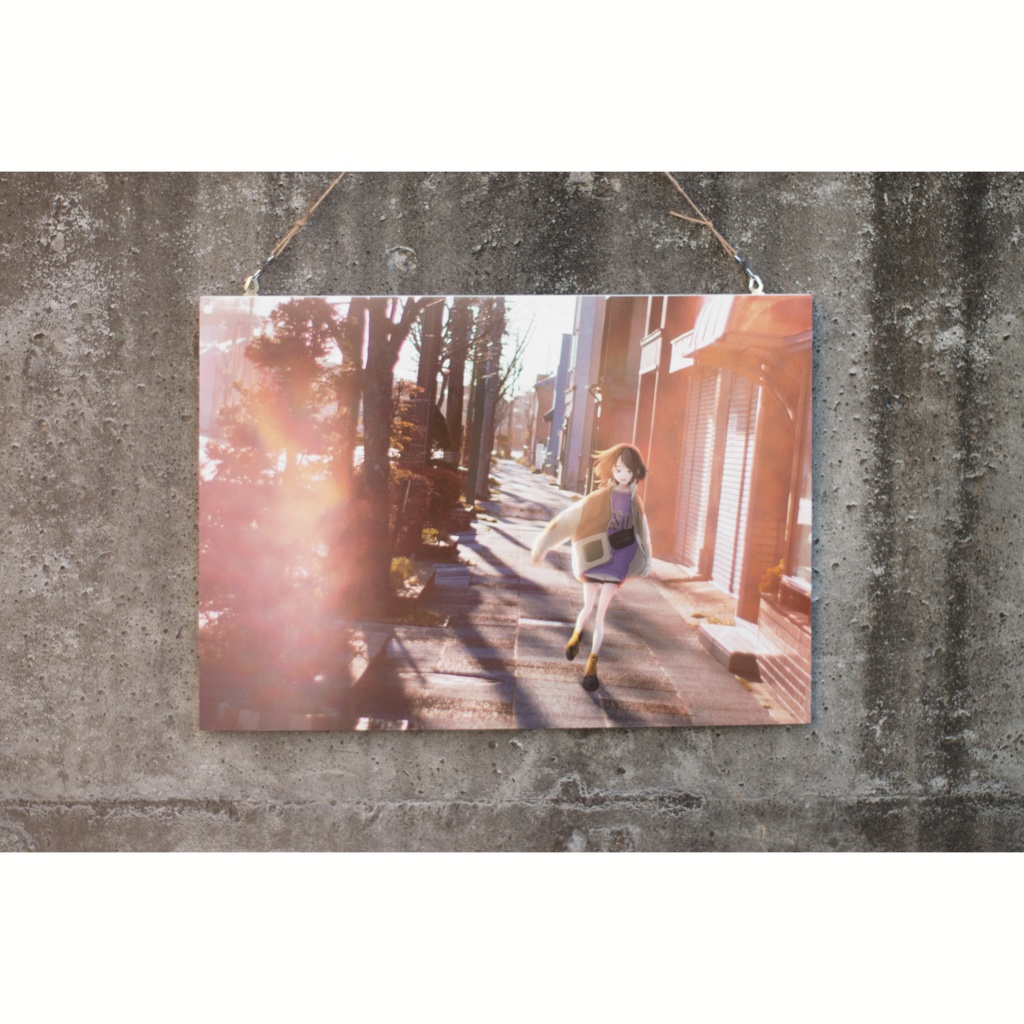 展示使用パネル / 夕暮れ