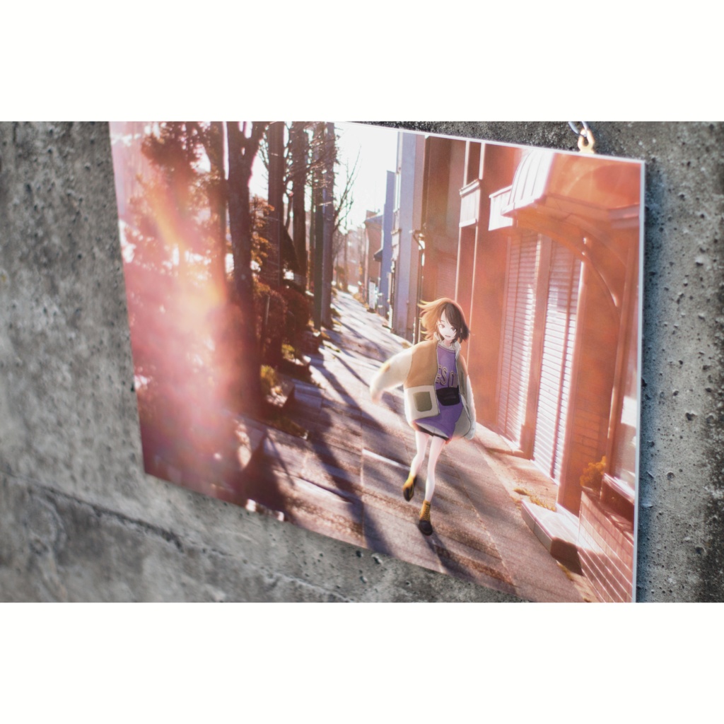 展示使用パネル / 夕暮れ