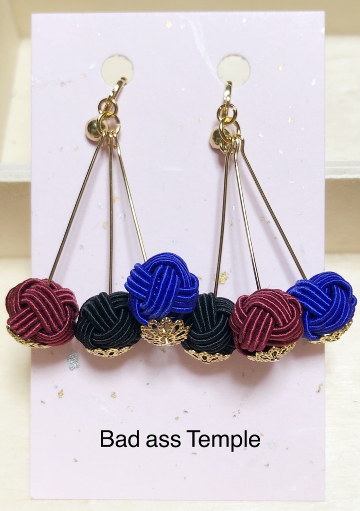 ヒプマイ バスブロ MTC ポッセ 麻天狼 BAT どつ本ディビジョン イメージアクセサリー 水引 イヤリング ピアス