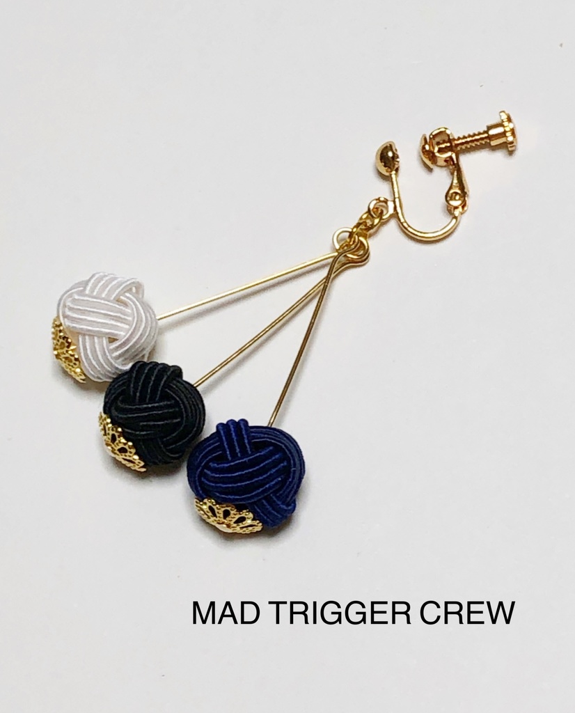 ヒプマイ バスブロ MTC ポッセ 麻天狼 BAT どつ本ディビジョン イメージアクセサリー 水引 イヤリング ピアス