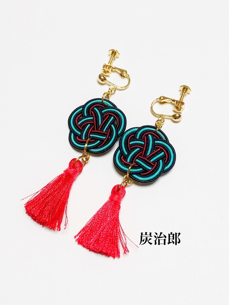 キャライメージ アクセサリー イヤリング ピアス 炭治郎 禰豆子 善逸 伊之助 玄弥