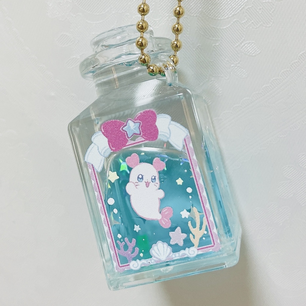 再販予定無し　くるるんラメリキッドキーホルダー