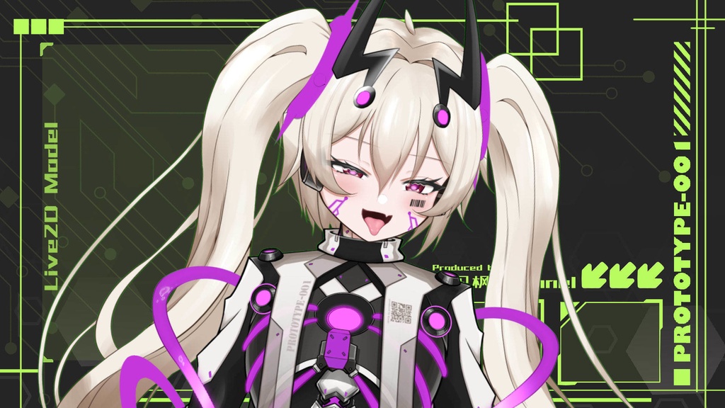 ロボ娘 Live2D」「VTS対応」ロボ娘 - メイプルたこ焼き - BOOTH