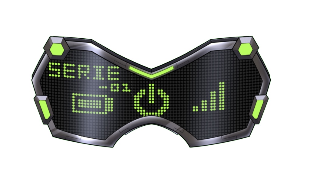 「Live2Dアイテム」電子ゴーグル/Cyber Goggles