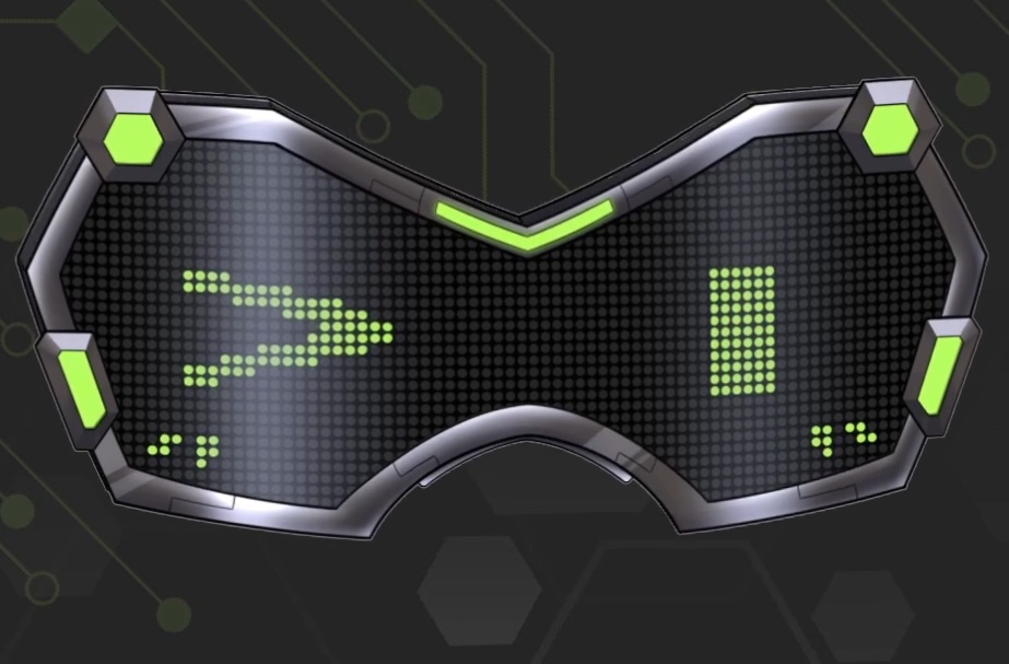 「Live2Dアイテム」電子ゴーグル/Cyber Goggles