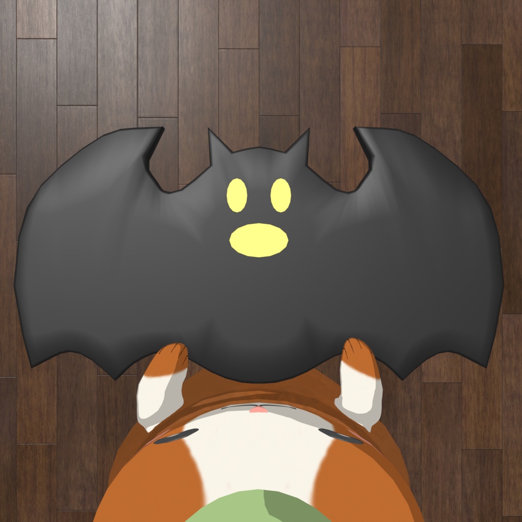 【無料】コウモリの机【3Dモデル】