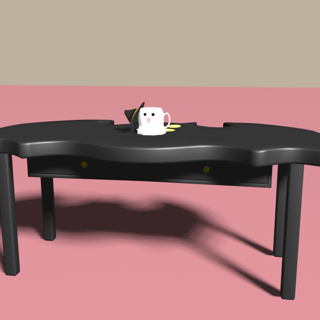 【無料】おばけマグカップ【3Dモデル】