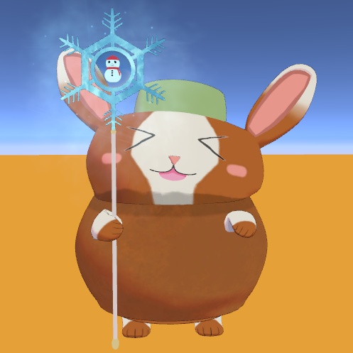 【無料版あり】雪だるまロッド【有料版冷気エフェクト付き】