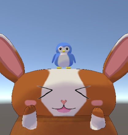 【無料版あり】頭に乗せるペンギン【有料版は揺れ設定 & 色違い付き】