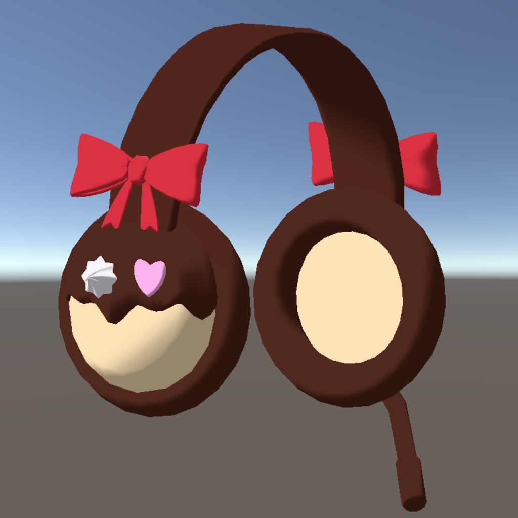 チョコのヘッドホン