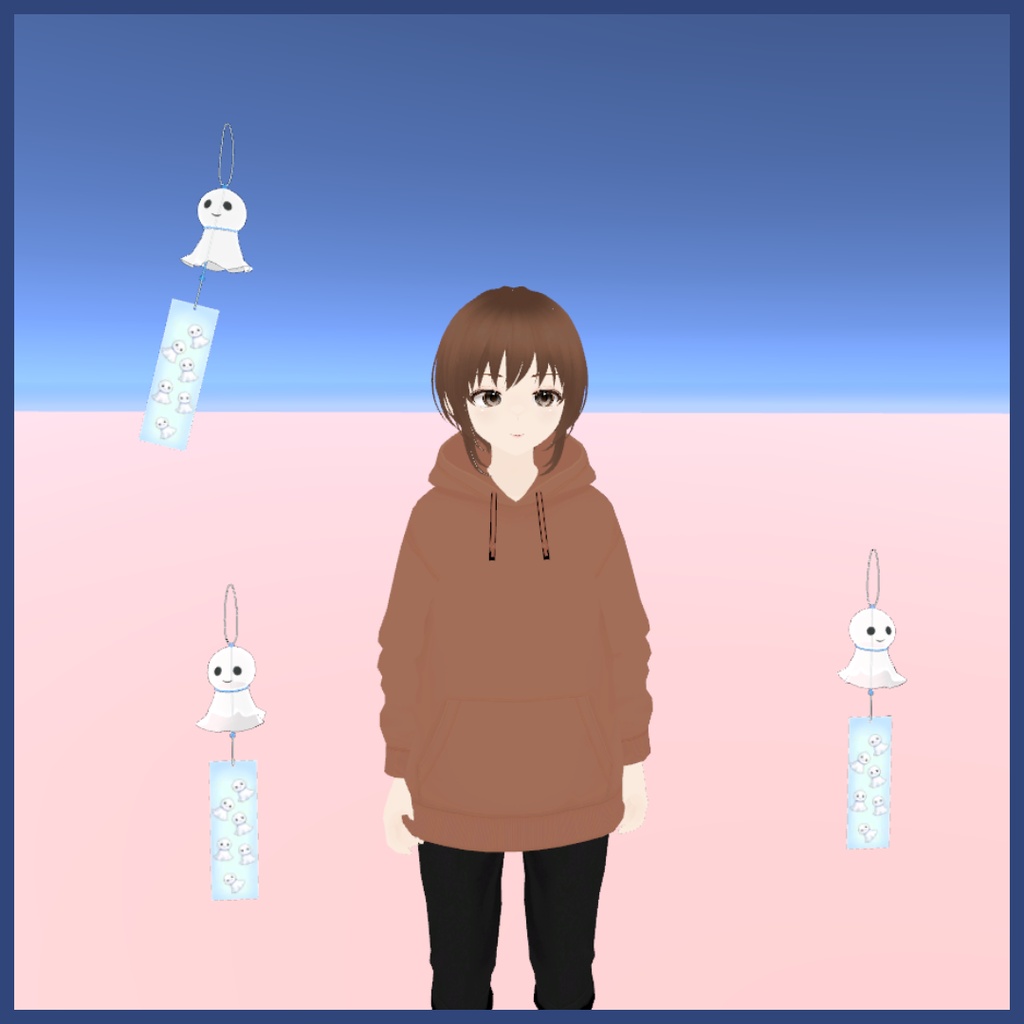 【無料版あり】てるてる坊主の風鈴【アニメーション版/PhysBone版】