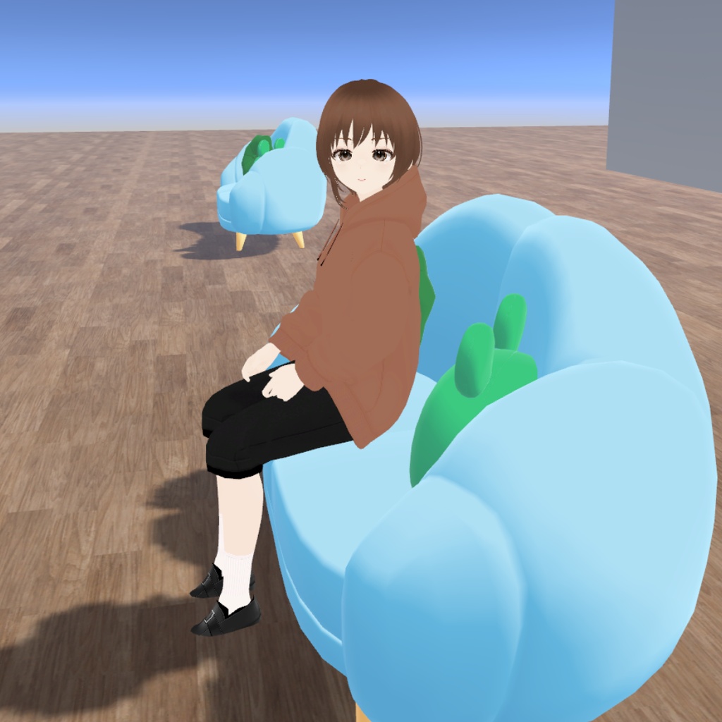 アクアソファセット【VRCStation対応】