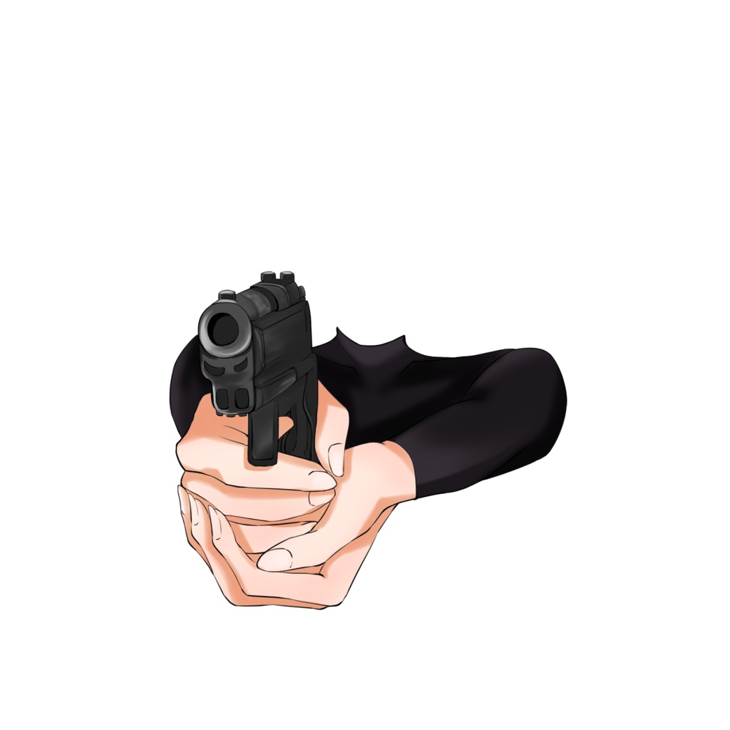 【Vtuberさん向け】銃 Gun - PiggyanDraw