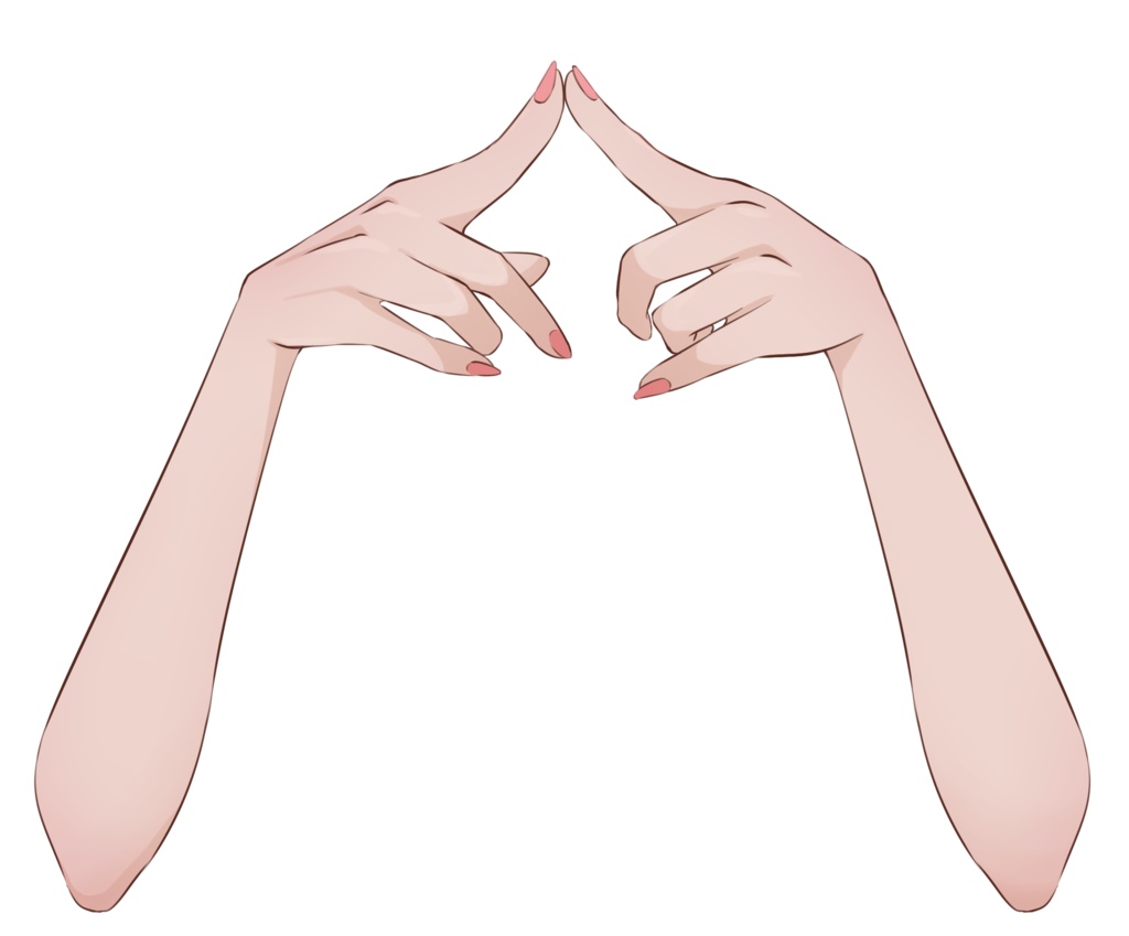 【Vtuberさん向け】Valentine's day Hand Poses - PiggyanDraw
