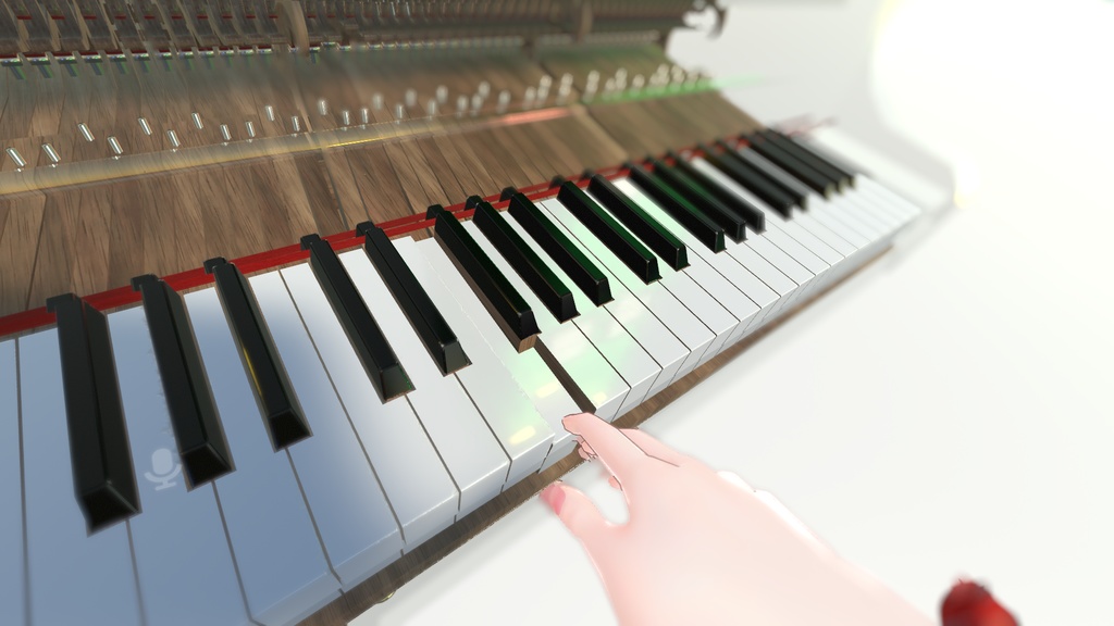 Grand Piano of Cogstorica【VRChatワールド設置用Udonギミック】