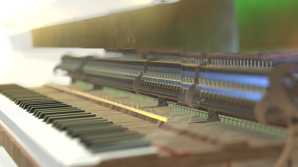 Grand Piano of Cogstorica【VRChatワールド設置用Udonギミック】