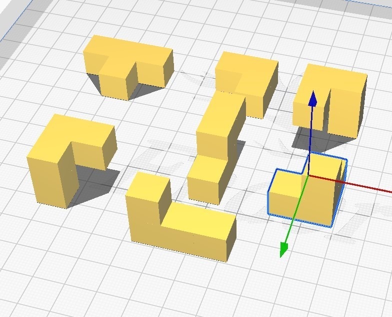 Soma cube (ソーマキューブ) 7pieces
