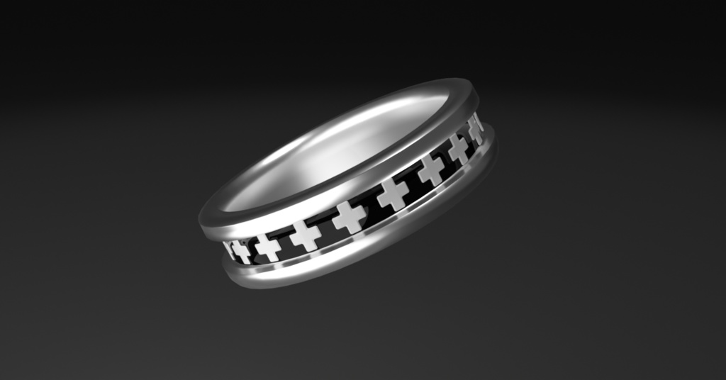 【VCR想定】Cross Motif Ring