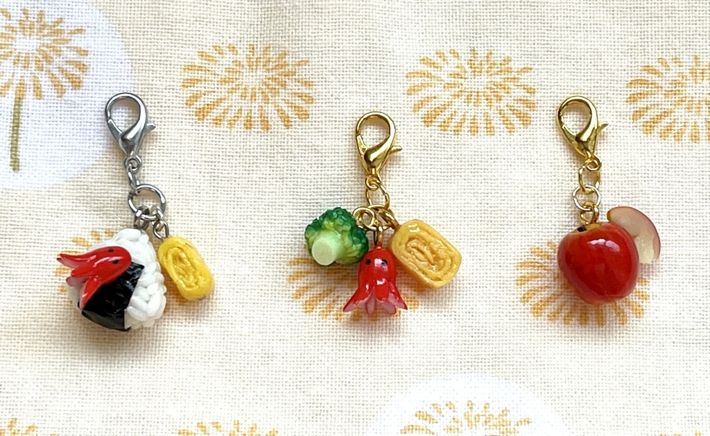 ミニチュアたべものチャーム