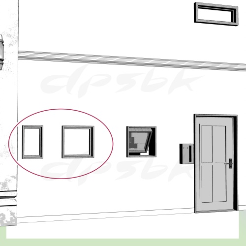 3D・ロフト部屋(現代・キッチン付き)