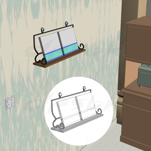 3D・ロフト部屋(現代・キッチン付き)