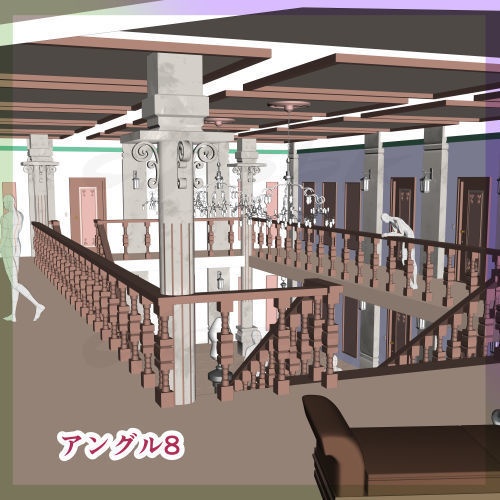 3D階段ホール(ロビー)