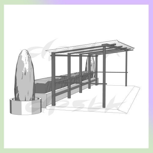 3Dアパート全体(10畳個室無し)