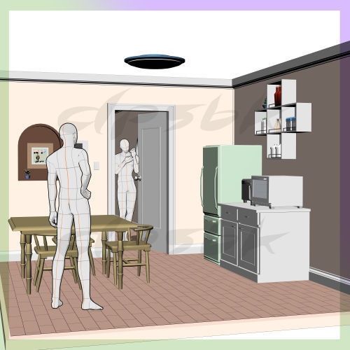 3Dアパート全体(10畳個室無し)