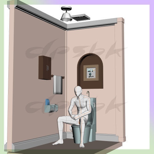 3Dアパート全体(10畳個室無し)