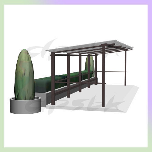 3Dアパート全体(10畳個室無し)