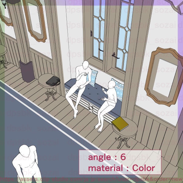 語り合える廊下(異世界/現代)【3D】