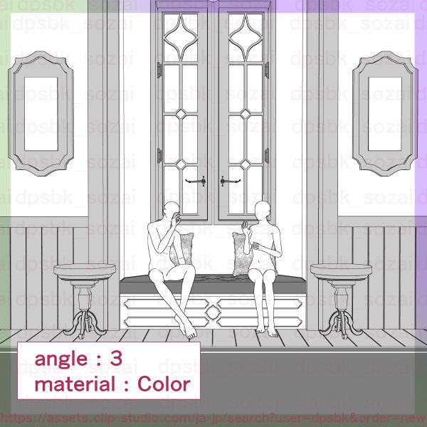 語り合える廊下(異世界/現代)【3D】