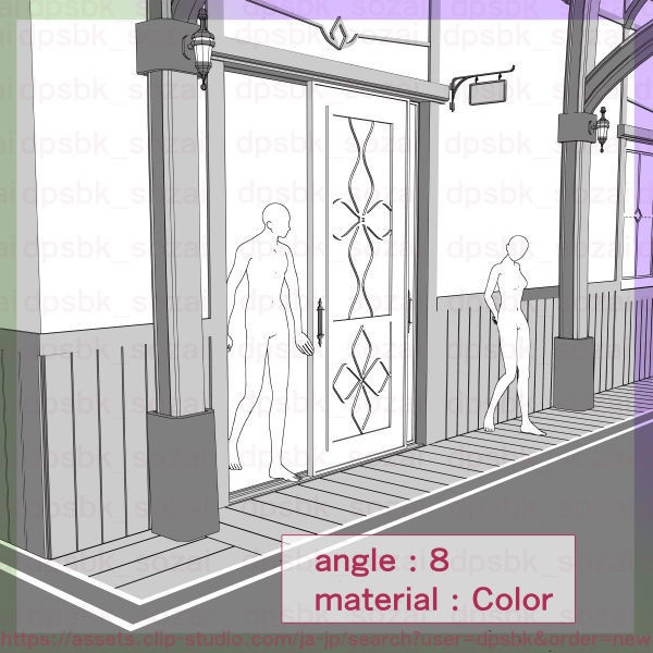 語り合える廊下(異世界/現代)【3D】